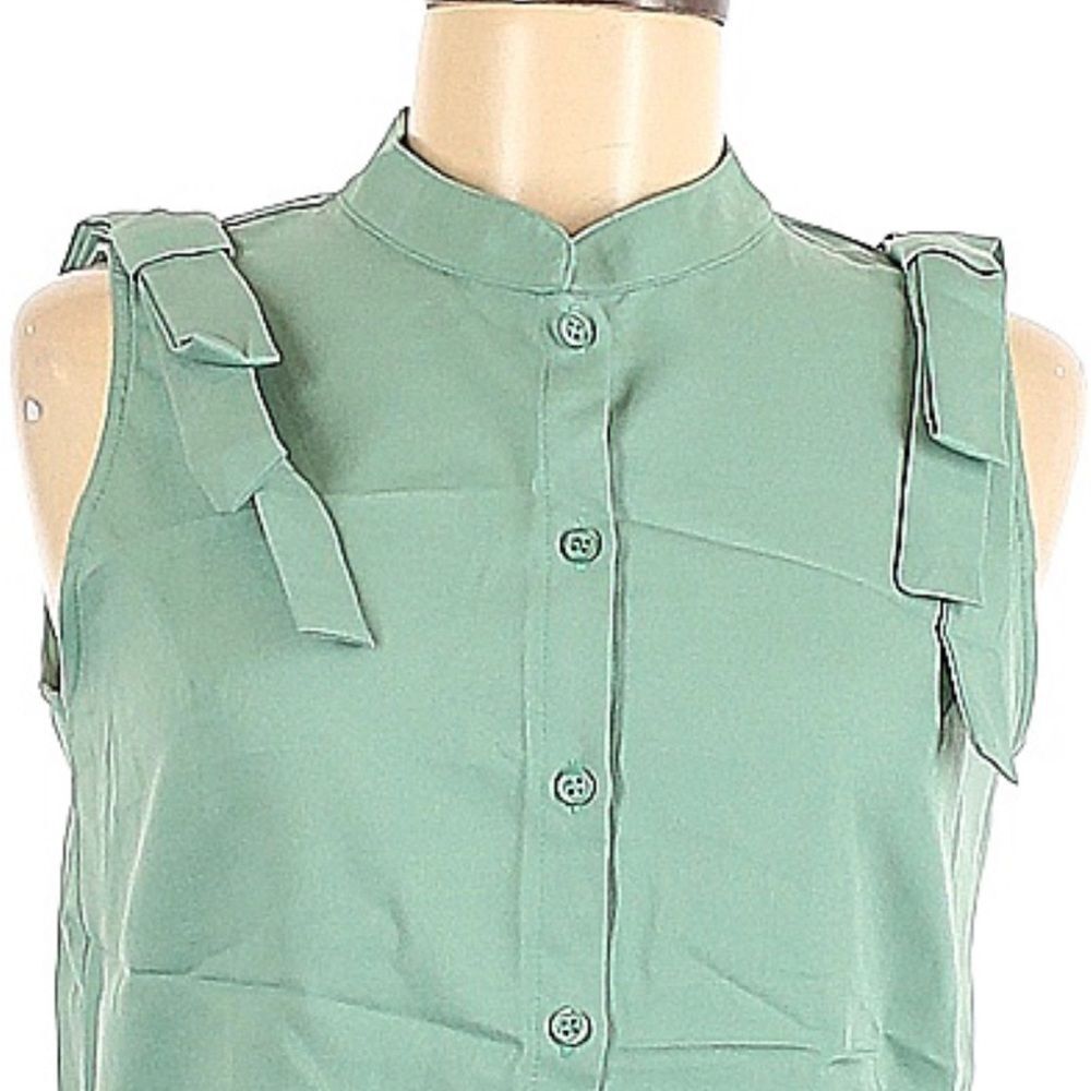 Plains & Prints Blouse - Picture 2 of 5